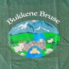 T-skjorte Bukkene Bruse - mørkegrønn thumbnail
